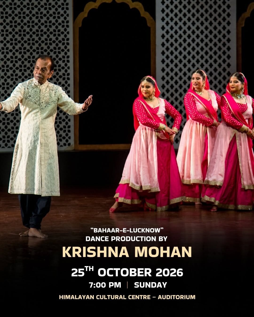 “Bahaar-e-Lucknow” - Dance production by Krishna Mohan, Sun 25 Oct · 7:00 PM