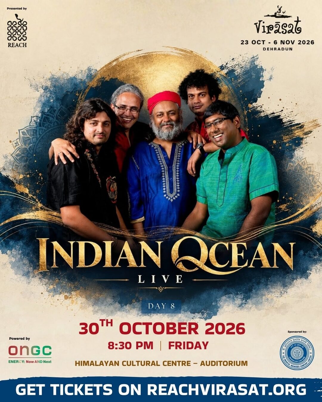 Indian Ocean LIVE - Indian Ocean Band, Fri 30 Oct · 8:00 PM
