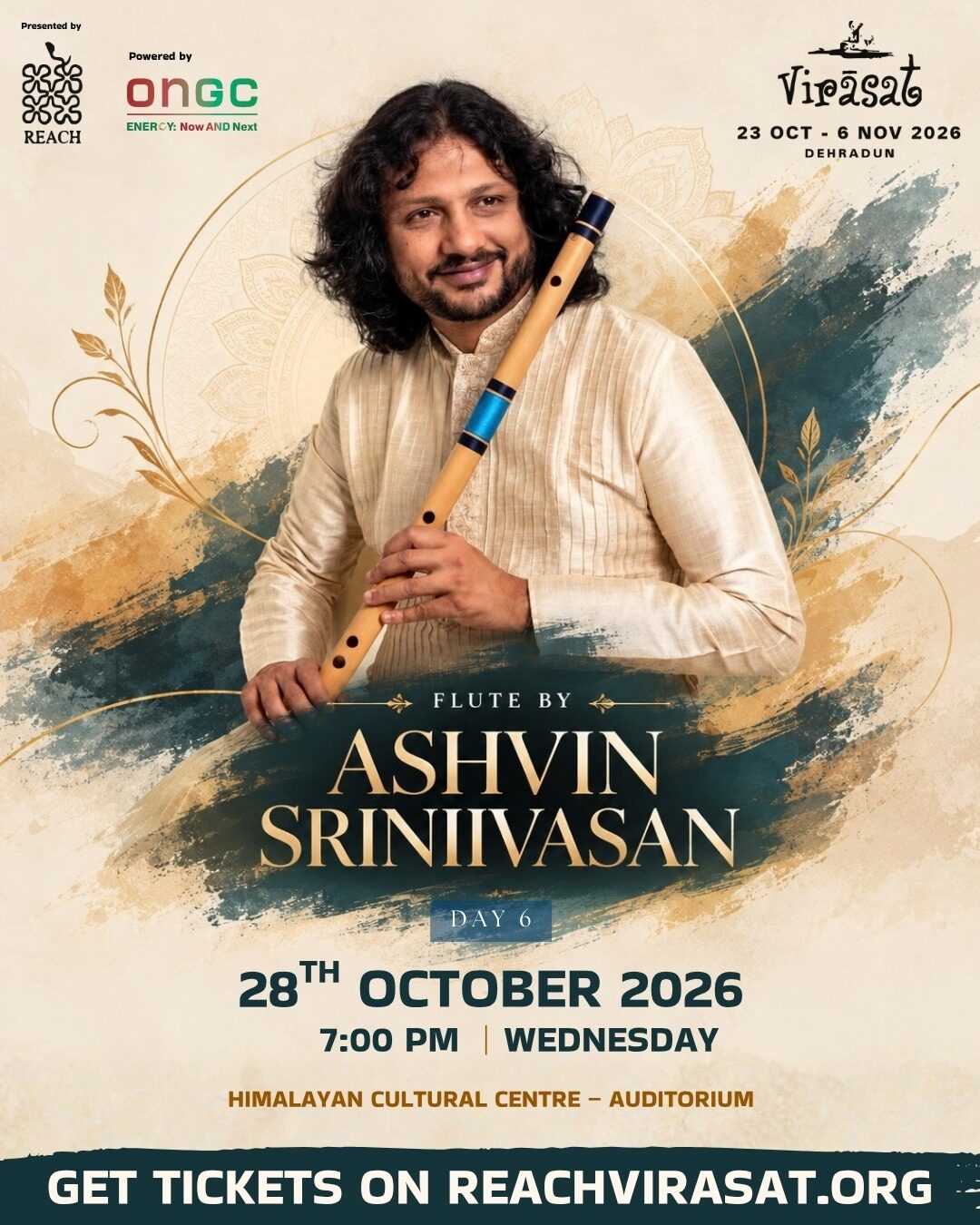 Flute by Ashwin Sriniivasan, Wed 28 Oct · 7:00 PM